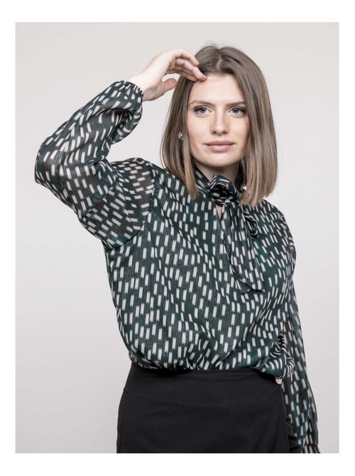 Blusa estampada ODIVINE - Kiabi