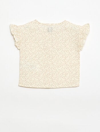 Blusa estampada 'pájaros'