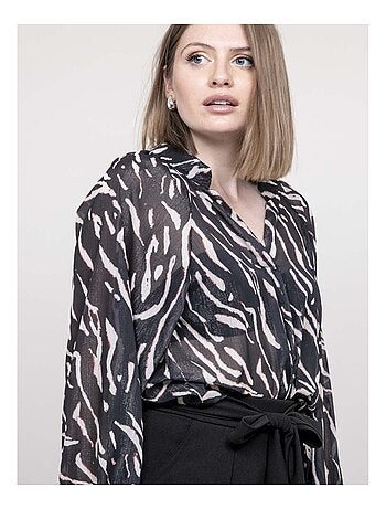 Blusa estampado cebra ONORINA