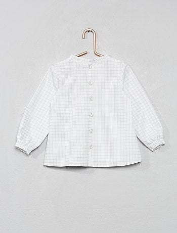 Blusa evasé con frunces - Kiabi