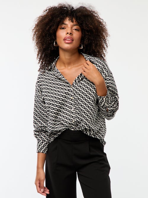 Blusa fluida - Kiabi