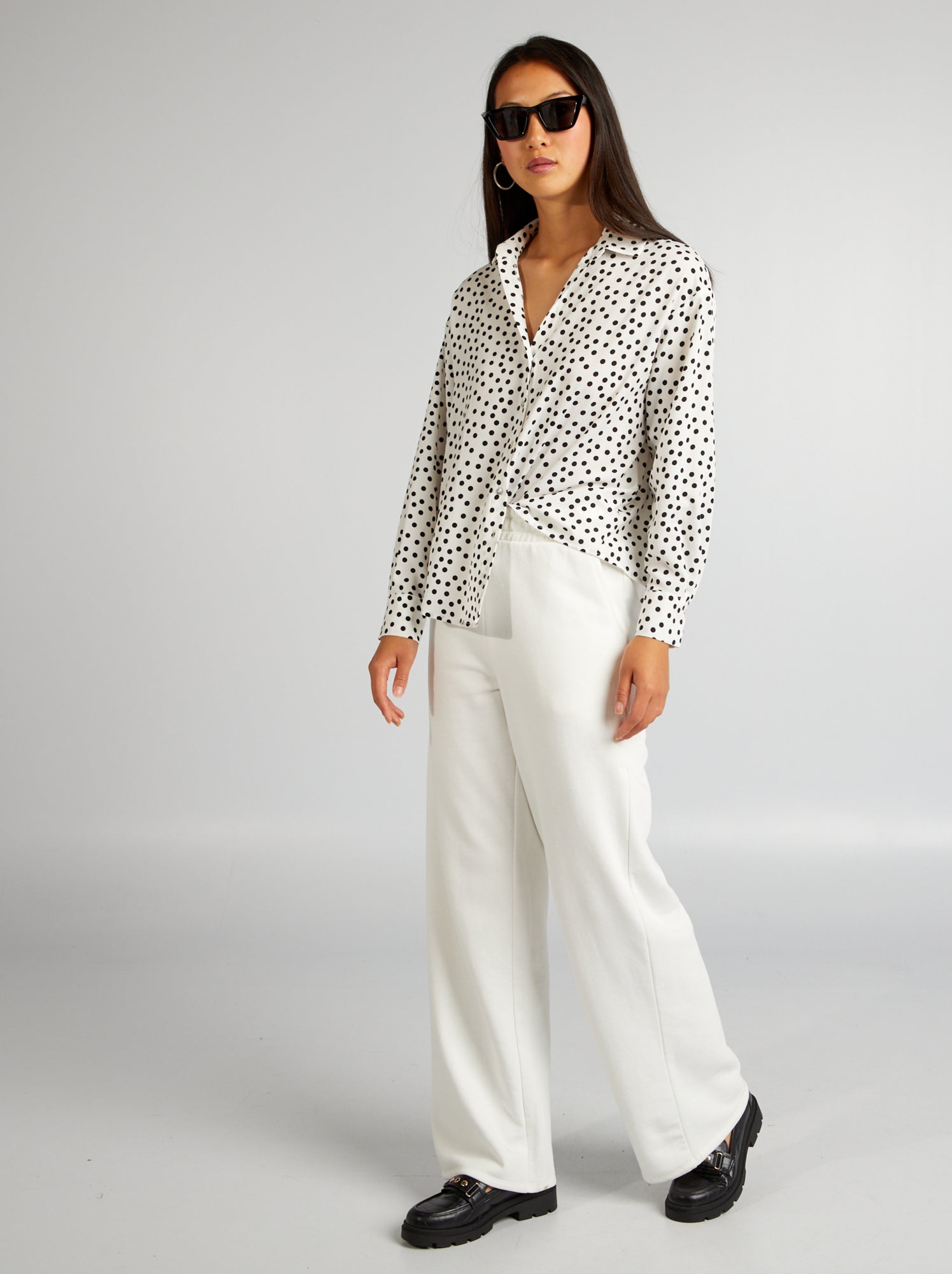 Camisa blanca mujer kiabi online