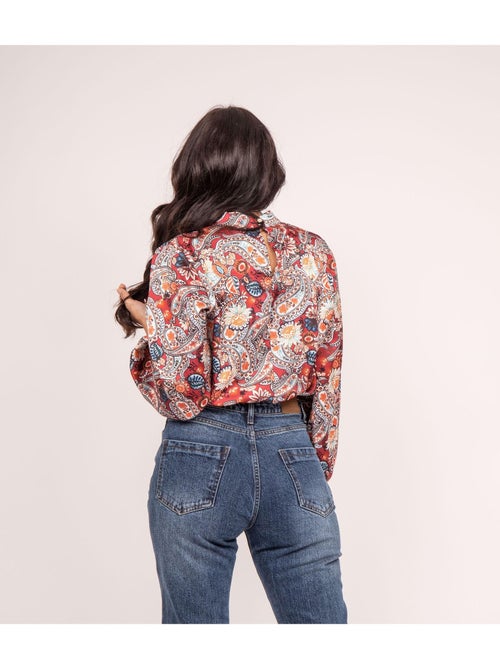 Blusa fluida estampada FABUS - Kiabi
