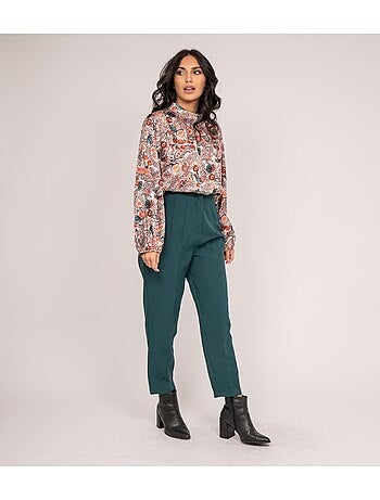 Blusa fluida estampada FABUS
