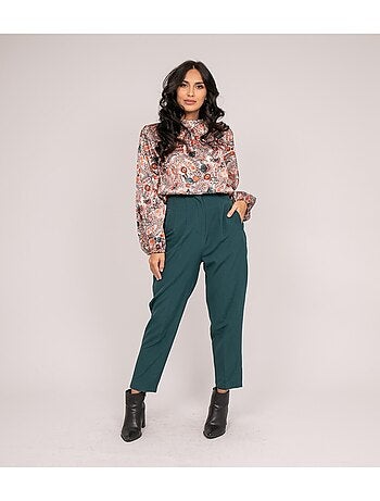 Blusa fluida estampada FABUS