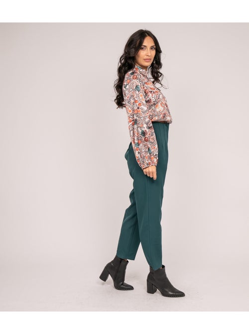 Blusa fluida estampada FABUS - Kiabi Blusa fluida estampada FABUS - Kiabi