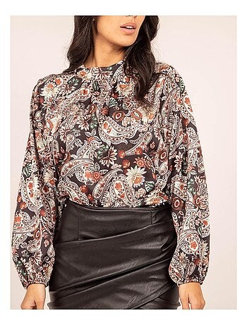 Blusa fluida estampada FABUS