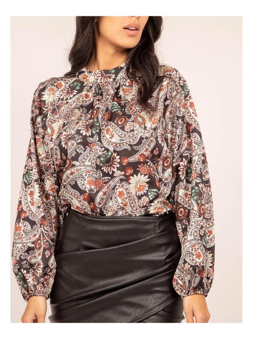 Blusa fluida estampada FABUS - Kiabi
