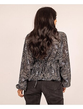 Blusa fluida estampada FARAH