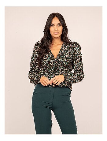 Blusa fluida estampada FERINE