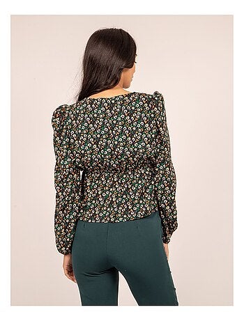 Blusa fluida estampada FERINE