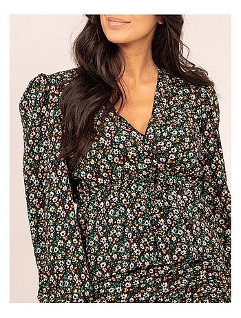Blusa fluida estampada FERINE