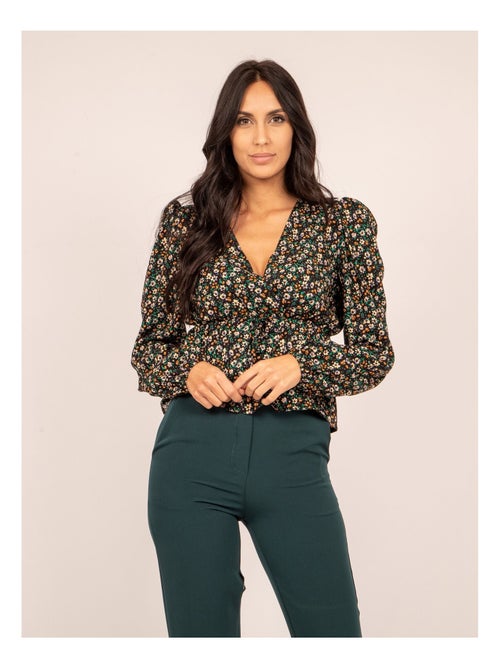 Blusa fluida estampada FERINE - Kiabi