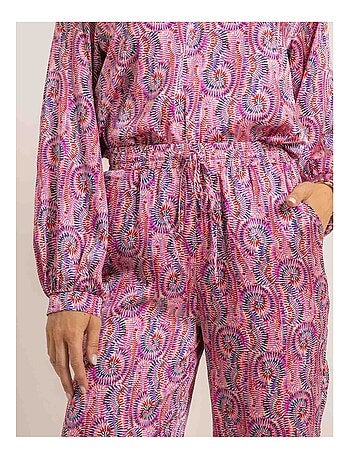 Blusa fluida estampada OGOTA