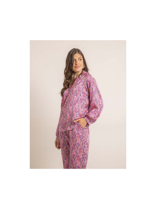 Blusa fluida estampada OGOTA - Kiabi
