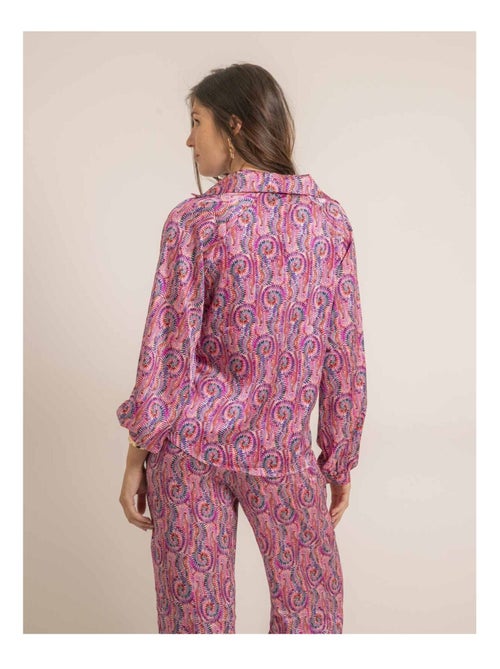 Blusa fluida estampada OGOTA - Kiabi