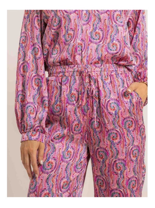 Blusa fluida estampada OGOTA - Kiabi