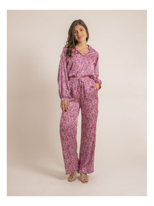 Blusa fluida estampada OGOTA - Kiabi