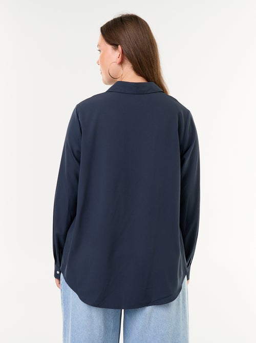 Blusa fluida lisa - Kiabi