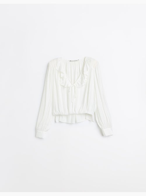 Blusa fluida, mo fashion - Kiabi Blusa fluida, mo fashion - Kiabi