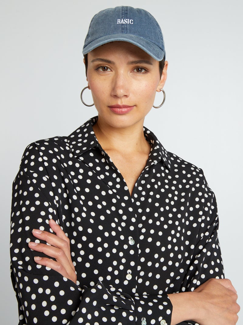 Blusa fluida NEGRO - Kiabi