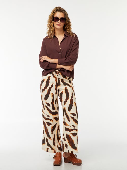 Blusa fluida - Kiabi