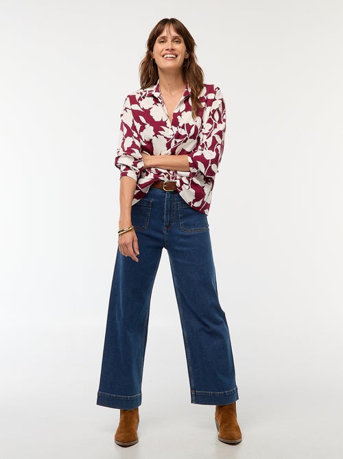 Blusa fluida - Kiabi