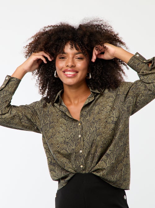 Blusa fluida - Kiabi
