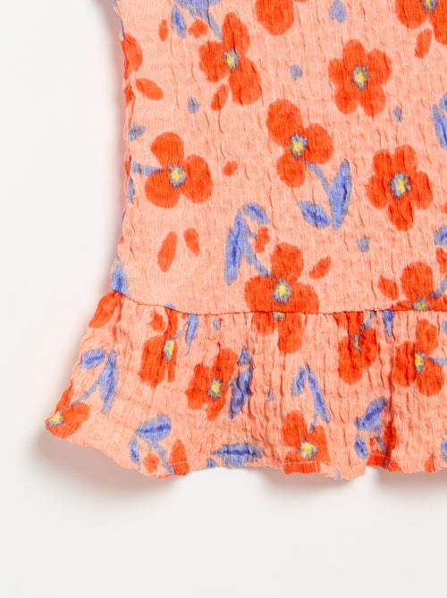 Blusa gofrada sin mangas - Kiabi
