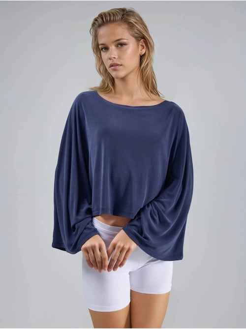 Blusa holgada con cuello barco busem - Kiabi Blusa holgada con cuello barco busem - Kiabi