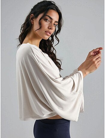 Blusa holgada con cuello barco busem