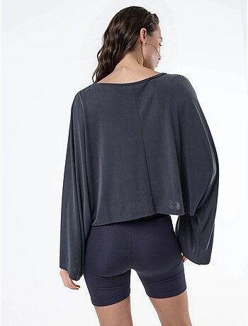 Blusa holgada con cuello barco busem