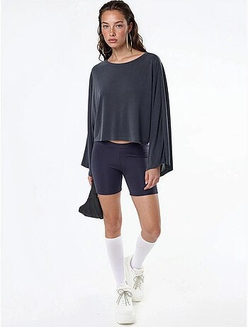 Blusa holgada con cuello barco busem