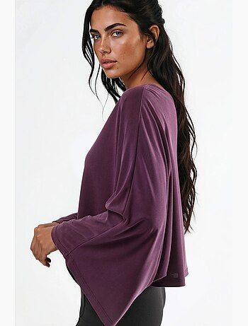 Blusa holgada con cuello barco busem