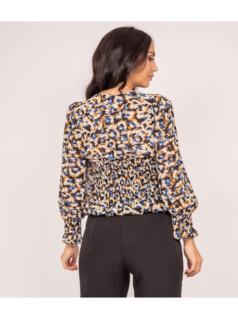 Blusa impimee FRONKA Beige - Kiabi