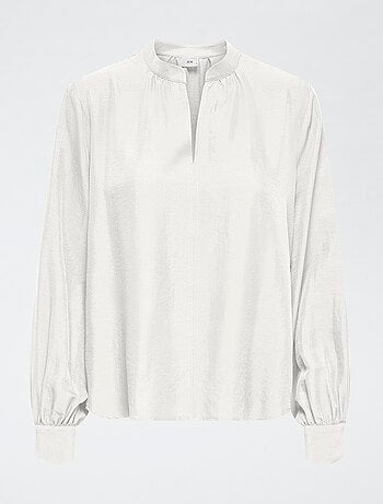 Blusa 'JDY' cuello en V lisa