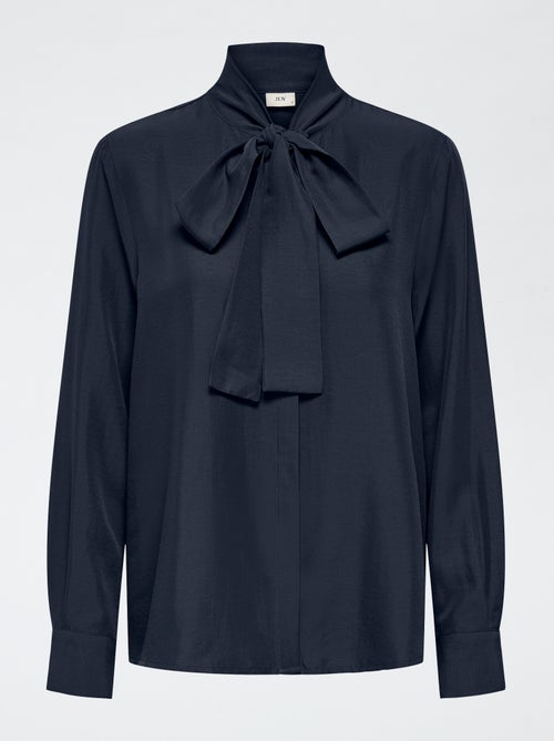 Blusa 'JDY' de manga larga con lazada - Kiabi