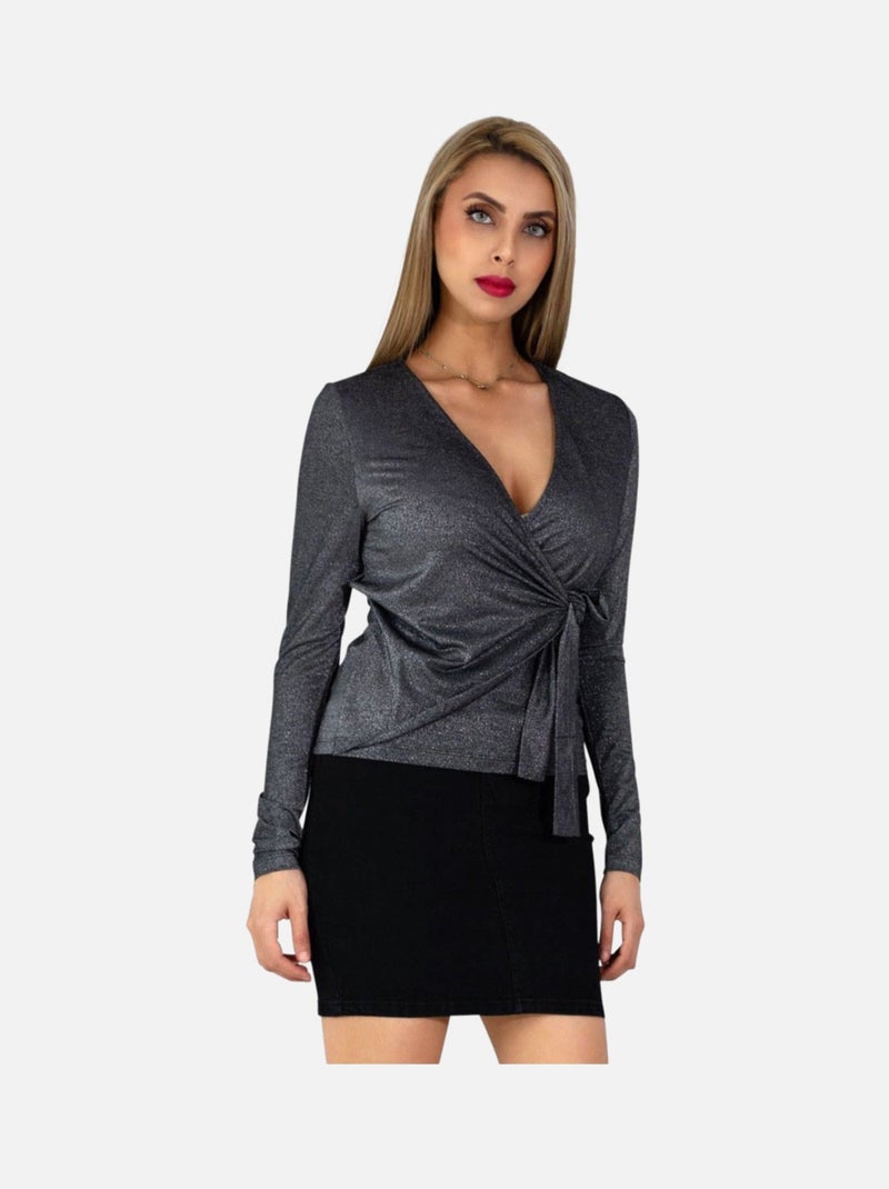 Blusa Kebello Gris - Kiabi