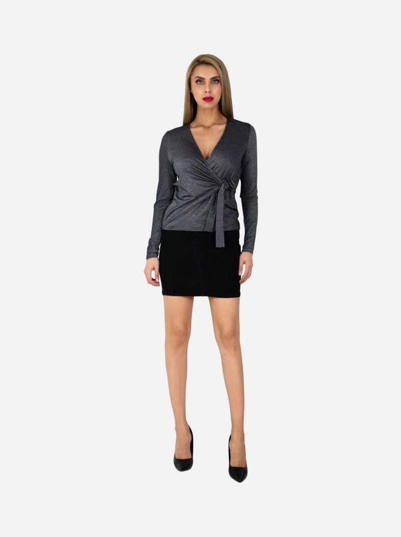 Blusa Kebello Gris - Kiabi