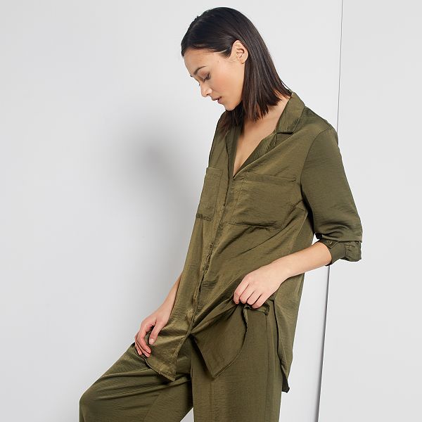 blusa larga