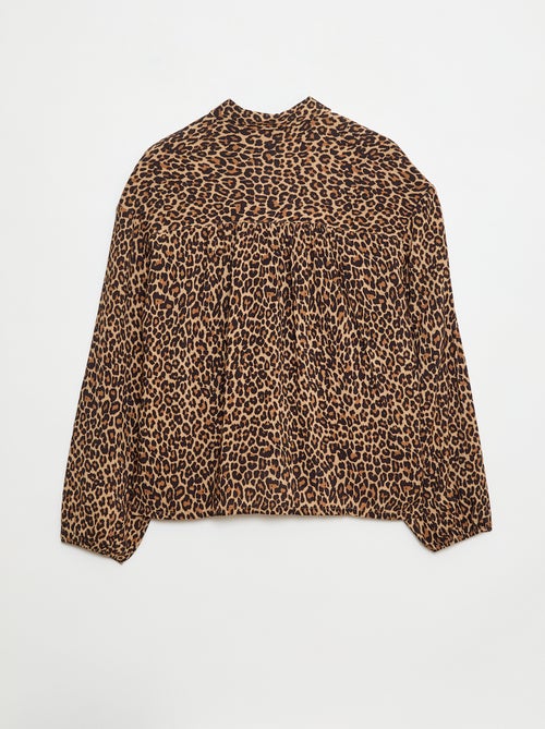 Blusa leopardo - So Easy - Kiabi