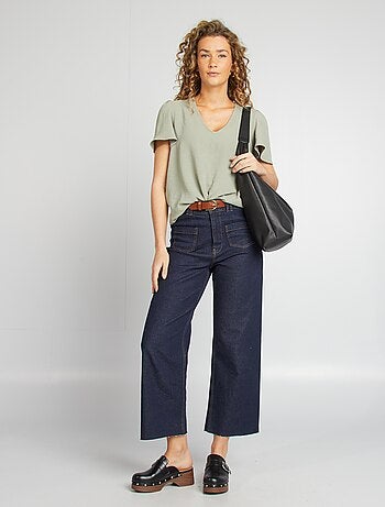 Blusa ligera con volante