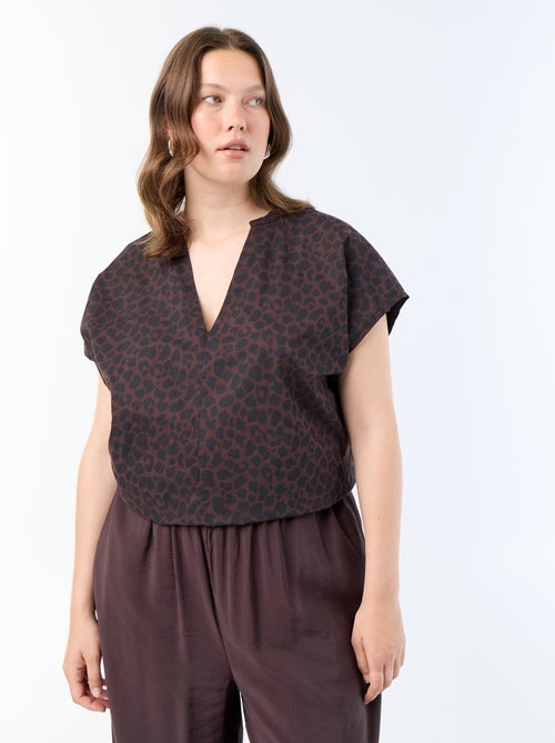 Blusa ligera de manga corta - Kiabi