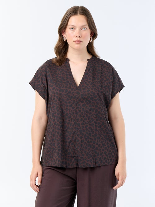 Blusa ligera de manga corta - Kiabi
