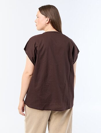 Blusa ligera de manga corta