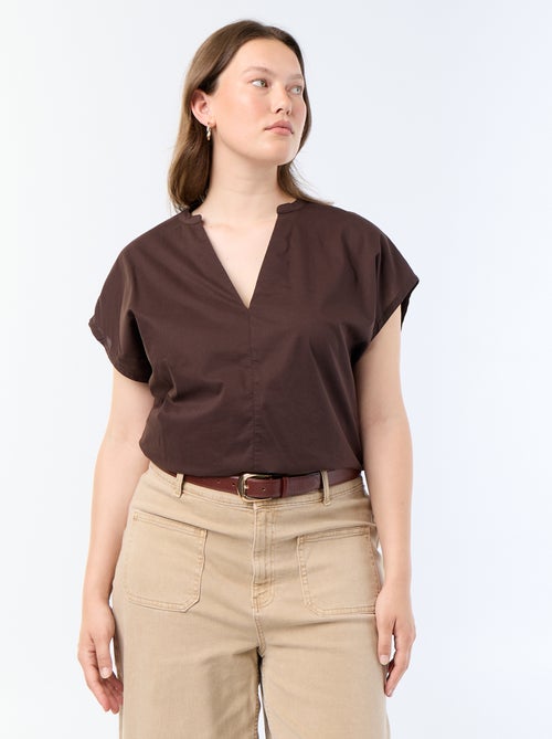 Blusa ligera de manga corta - Kiabi