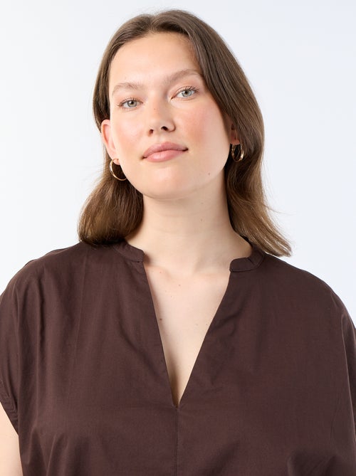 Blusa ligera de manga corta - Kiabi
