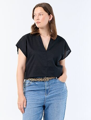 Blusa ligera de manga corta