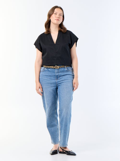 Blusa ligera de manga corta - Kiabi