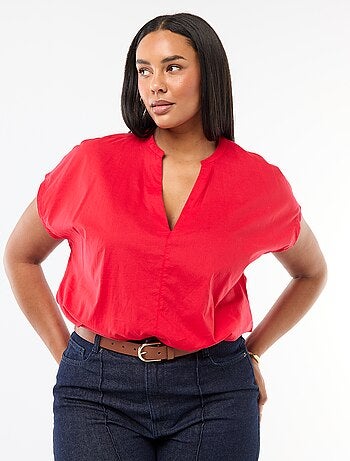 Blusa ligera de manga corta